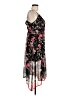 Express 100% Polyester Floral Black Cocktail Dress Size M - photo 4