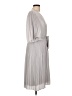 Polagram 100% Polyester Gray Casual Dress Size L - photo 4