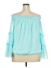 Unbranded Teal 3/4 Sleeve Blouse Size XXL - photo 2