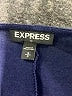 Express Outlet Solid Blue Casual Dress Size S - photo 7