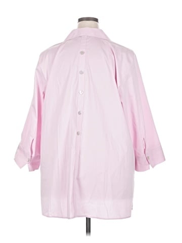 Foxcroft 3/4 Sleeve Button-Down Shirt (view 2)