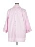 Foxcroft 100% Cotton Pink 3/4 Sleeve Button-Down Shirt Size 22 - photo 2
