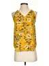 Ann Taylor LOFT Outlet 100% Polyester Yellow Tank Top Size XXS (petite) - photo 1