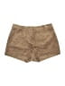BCBGMAXAZRIA Chevron-herringbone Brown Khaki Shorts Size 4 - photo 1