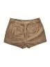 BCBGMAXAZRIA Chevron-herringbone Brown Khaki Shorts Size 4 - photo 2