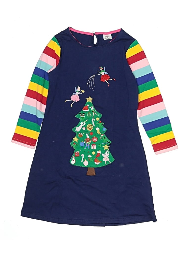 Pre-owned Assorted Brands Kids' Dress In Blue