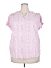 Unbranded Pink Short Sleeve Blouse Size 2X - photo 1