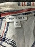 Olivia Grey Plaid Ivory 3/4 Sleeve Blouse Size XS - photo 7