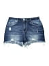 YMI Blue Denim Shorts Size 7 - photo 1