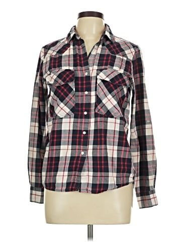 Zara Long Sleeve Button-Down Shirt (view 1)