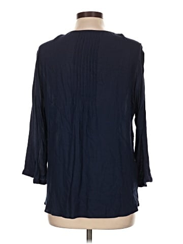 Pale Sky 3/4 Sleeve Blouse (view 2)