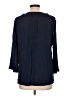 Pale Sky 100% Rayon Blue 3/4 Sleeve Blouse Size L - photo 2