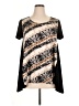 Laura Ashley Black Short Sleeve Top Size XL - photo 1