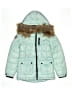 Justice 100% Polyester Teal Blue Snow Jacket Size 8 - photo 1