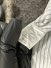 Theory Stripes Ivory Long Sleeve Button-Down Shirt Size S - photo 8