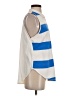Unbranded Stripes Blue Sleeveless Button-Down Shirt Size S (estimated) - photo 4