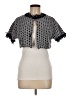 St. John Gray Short Sleeve Blouse Size M - photo 1