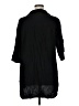 Ekouaer 100% Rayon Black 3/4 Sleeve Button-Down Shirt Size XL - photo 2