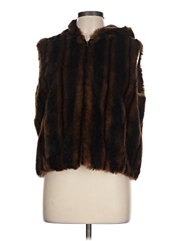 Lauren by Ralph Lauren Faux Fur Vest (view 1)
