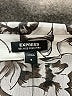 Express 100% Polyester Paisley Silver Long Sleeve Blouse Size S - photo 7