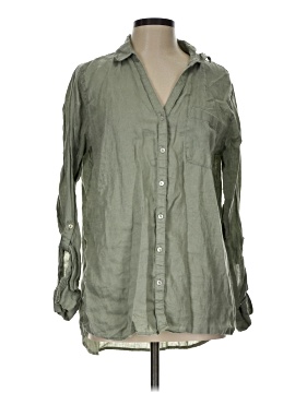 Sigrid Olsen Long Sleeve Button Down Shirt