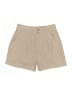 Shein 100% Polyester Chevron-herringbone Tan Khaki Shorts Size 4 - photo 1