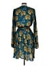 Louna 100% Polyester Paisley Teal Casual Dress Size L - photo 2