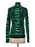 Carlisle Animal Print Green Turtleneck Sweater Size S - photo 2