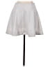 Kimchi Blue Solid White Silver Casual Skirt Size M - photo 1