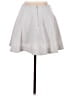 Kimchi Blue Solid White Silver Casual Skirt Size M - photo 2