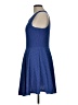 Freeway Polka Dots Blue Casual Dress Size L - photo 5