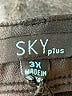 Sky Black Casual Pants Size 3X - photo 4