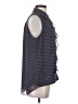 CAbi 100% Polyester Blue Sleeveless Blouse Size S - photo 4