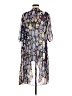 Lularoe 100% Polyester Blue Kimono Size M - photo 2