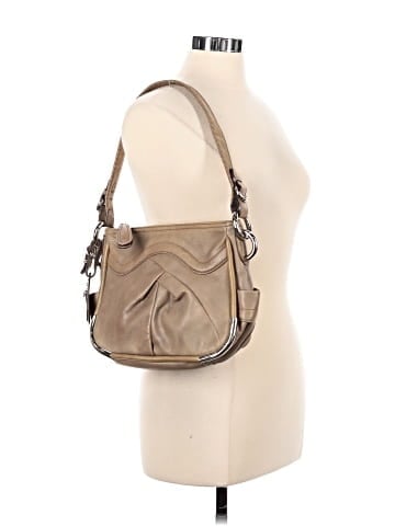 B Makowsky Leather Shoulder Bag (view 2)