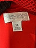 Bisou Bisou Color Block Red Cocktail Dress Size 16 - photo 7
