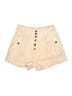 Ulla Johnson Solid Tan Pink Khaki Shorts Size 6 - photo 1