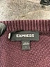 Express 100% Cotton Solid Burgundy Pullover Sweater Size L - photo 7