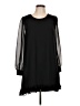 Assorted Brands 100% Polyester Solid Black Casual Dress Size L - photo 1