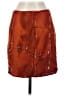 Assorted Brands 100% Viscose Brown Orange Casual Skirt Size 3 - photo 1