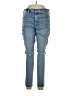 Express Solid Blue Jeans Size 14L - photo 1