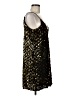 Unbranded 100% Polyester Stars Gold Black Cocktail Dress Size M - photo 4