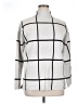 Max Studio Checkered-gingham White Turtleneck Sweater Size XL - photo 1