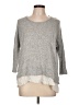 American Eagle Outfitters Gray 3/4 Sleeve Top Size L - photo 1