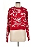 Forever 21 Print Red Pullover Sweater Size M - photo 1