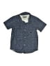 Eddie Bauer Tweed Blue Short Sleeve Button-Down Shirt Size 6 - photo 1
