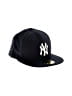 New Era 100% Polyester Black Blue Baseball Cap  Size 7 - photo 1