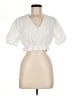 Shein 100% Polyester Ivory Short Sleeve T-Shirt Size 6 - photo 1