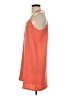 Joy Joy 100% Polyester Solid Orange Casual Dress Size S - photo 5