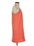 Joy Joy 100% Polyester Solid Orange Casual Dress Size S - photo 4